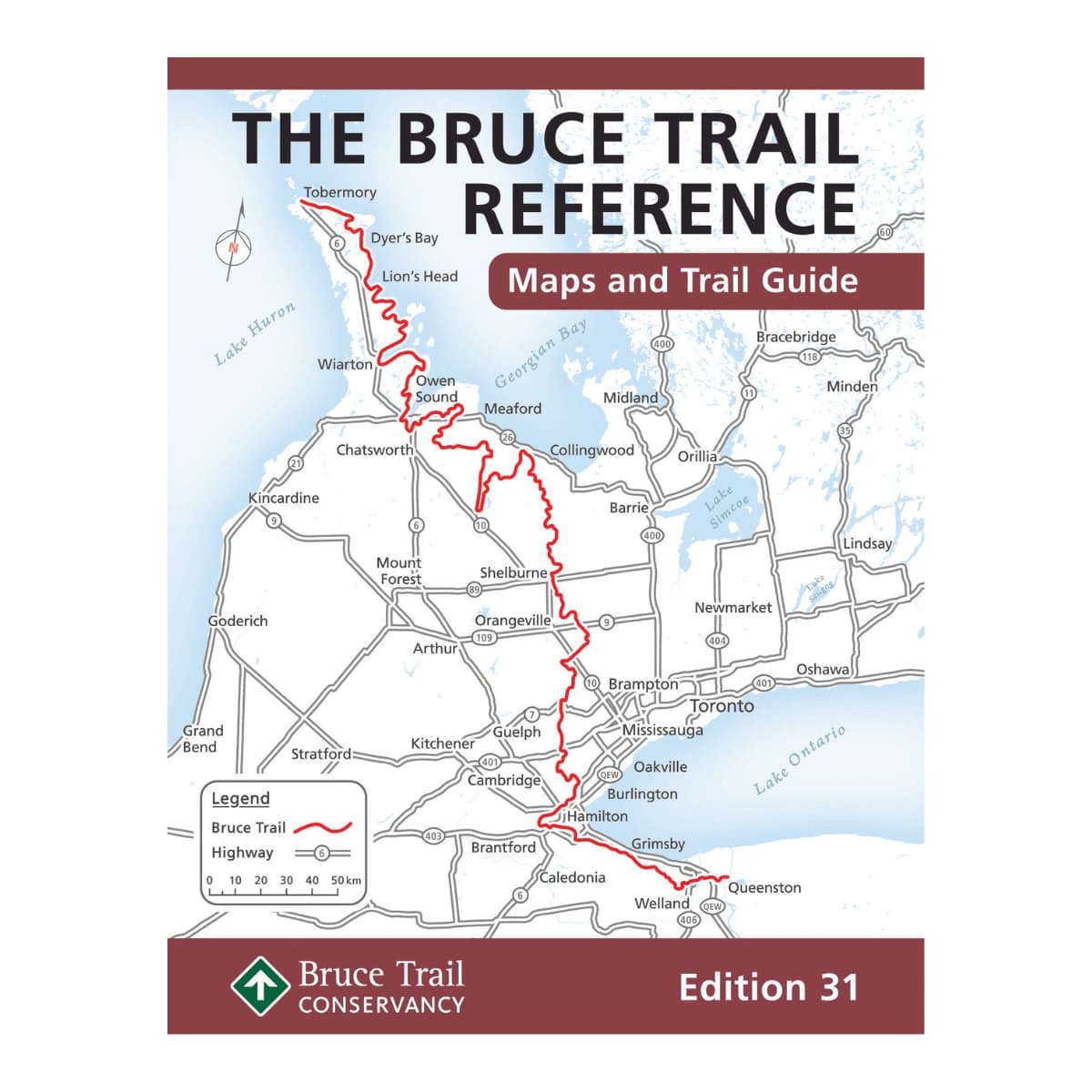 The Bruce Trail Guide -  Edition 31