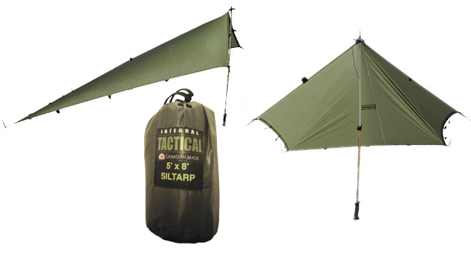 Integral Tactical 5x8 Silnylon Tarp