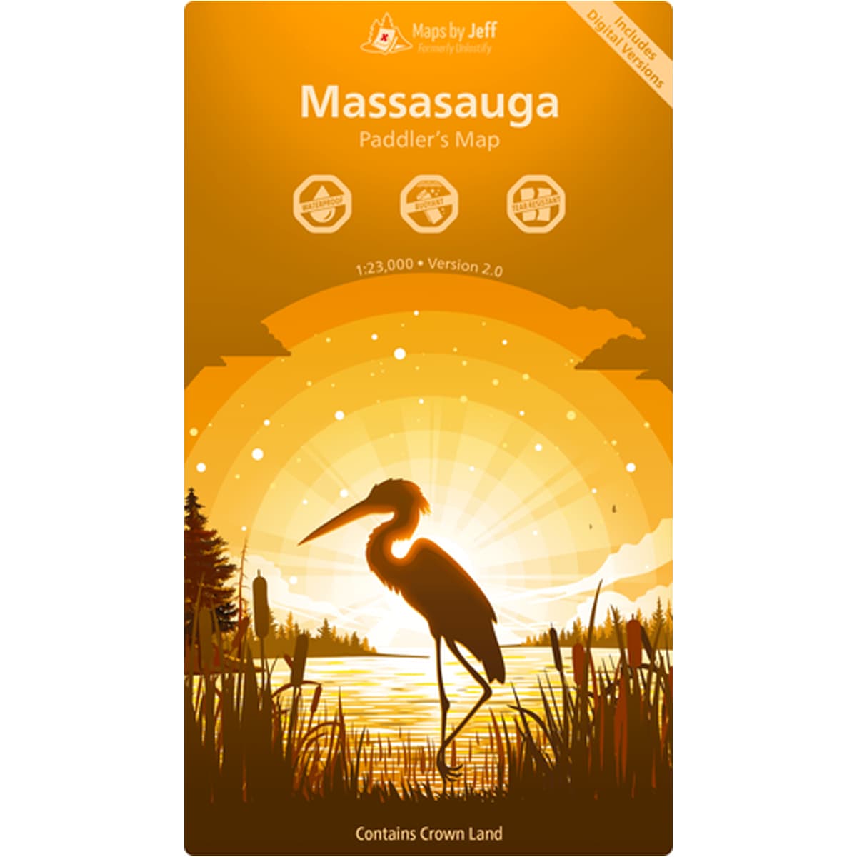 Maps By Jeff - Massasauga Paddling Map