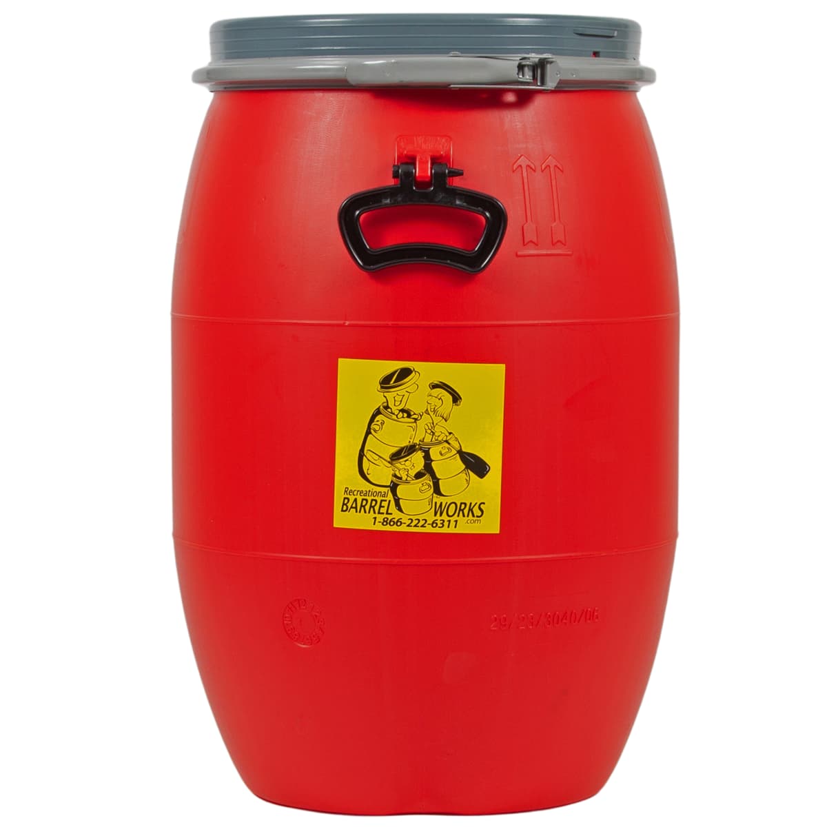 Recreational Barrel Works Red 60L Canoe Barrel