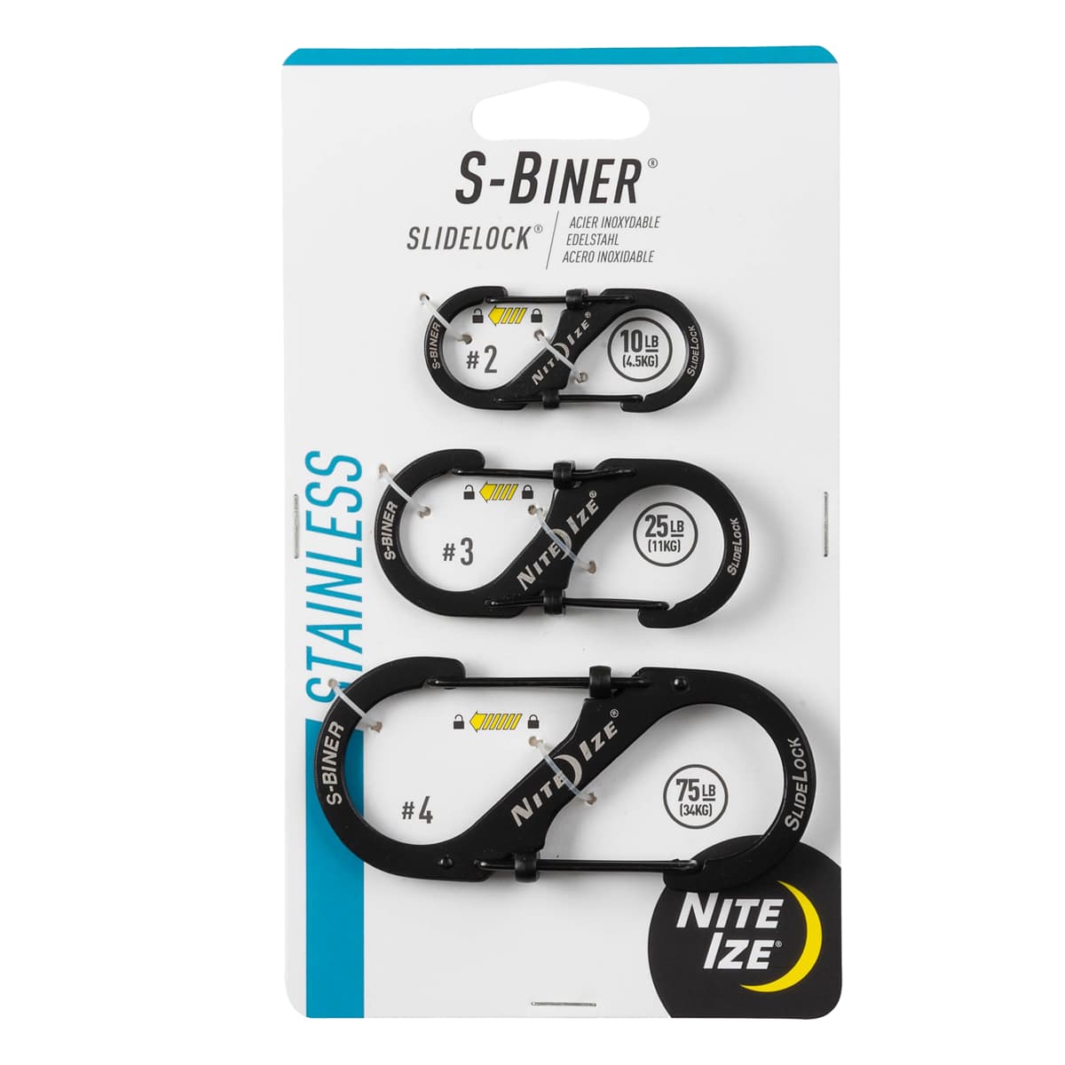 Nite-Ize S-Biner SlideLock - 3 Pack