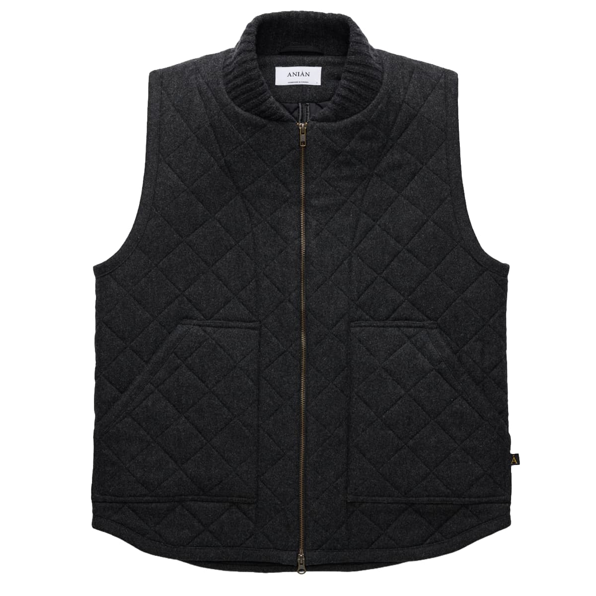 Quilted Wool Vest - Made in Canada