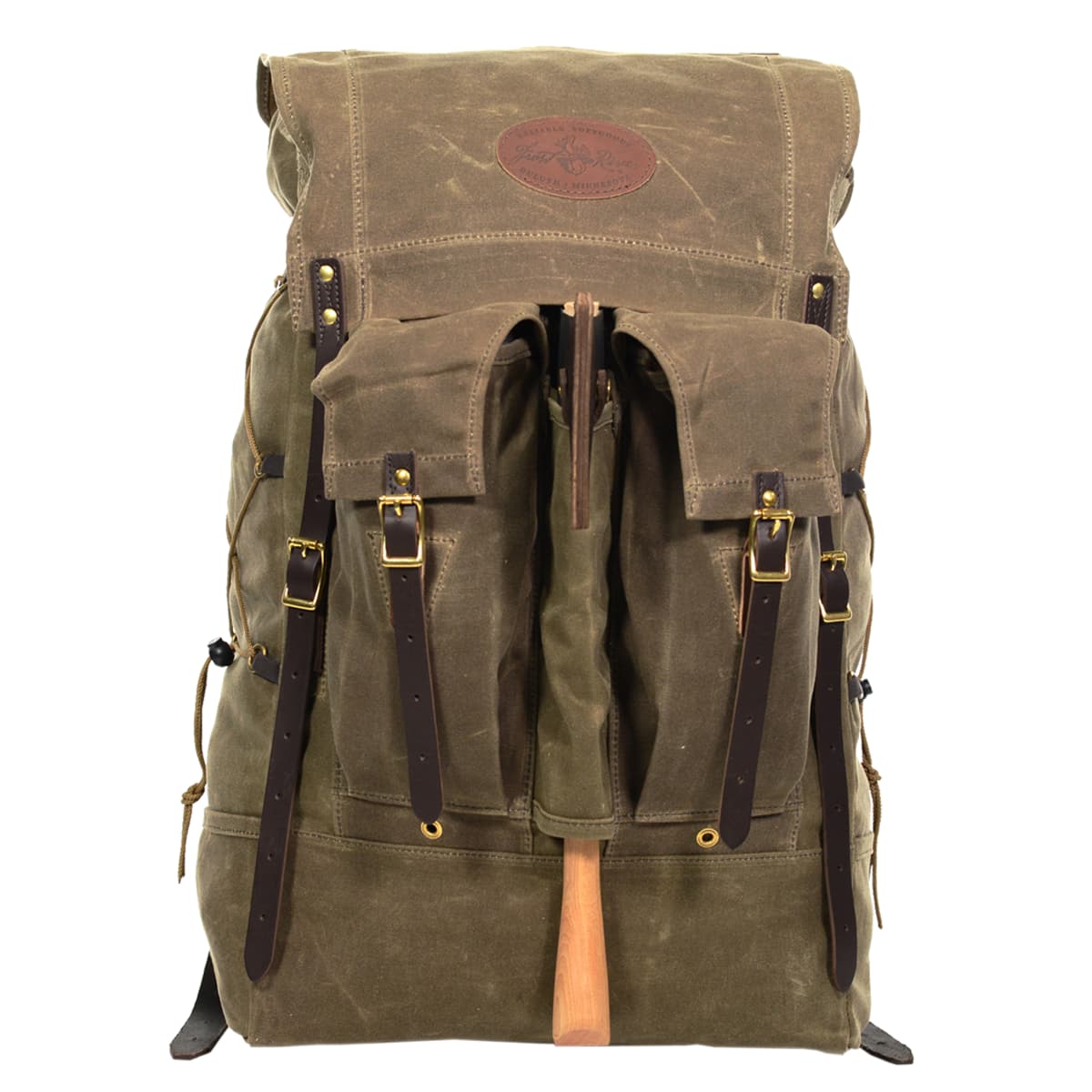 bushcraft waxed canvas backpack