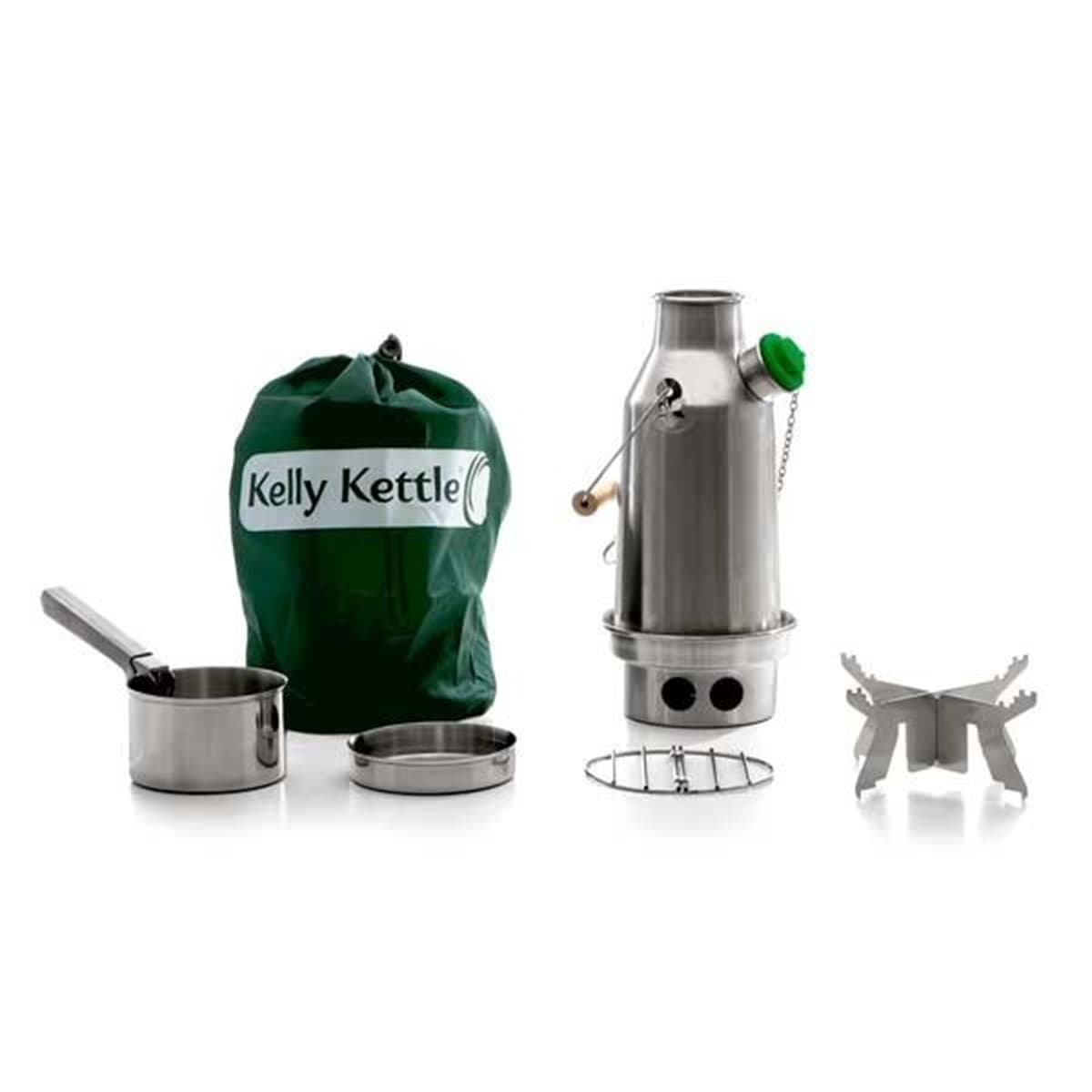 Kelly Kettle Basic Stainless Steel Trekker Kit