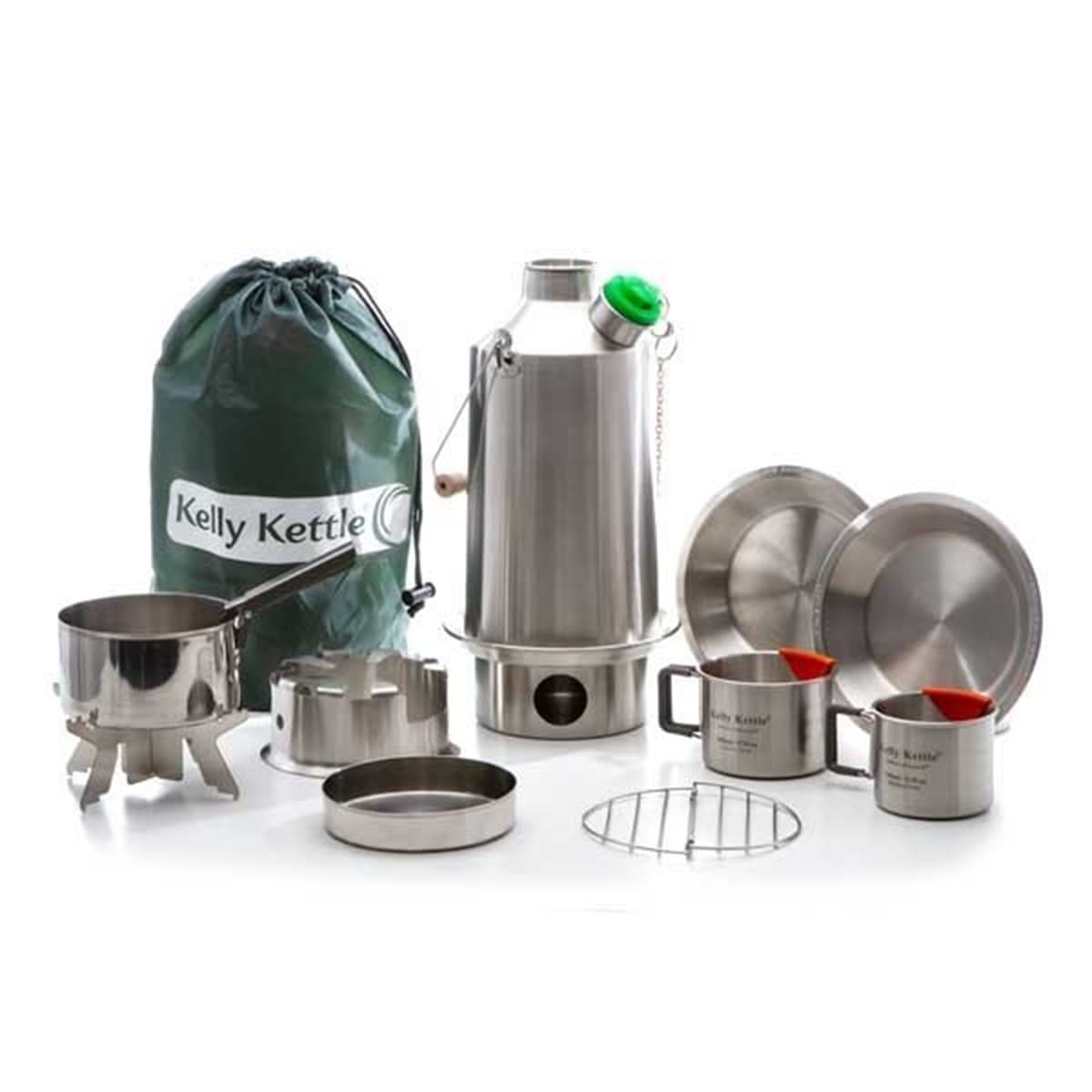 Kelly Kettle Stainless Steel Ultimate Base Camp Kit