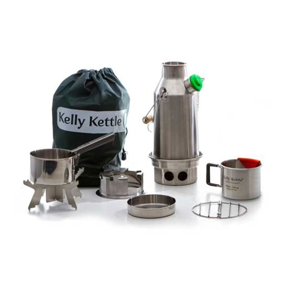 Kelly Kettle Stainless Steel Ultimate Trekker Kit