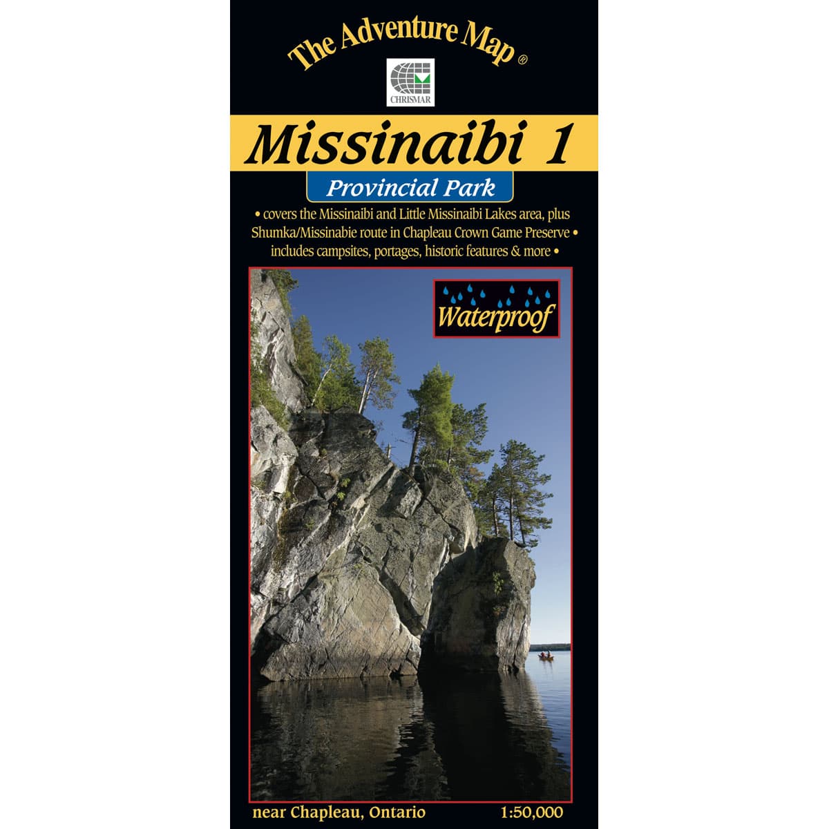 The Adventure Map Missinaibi 1 - Lakes Area