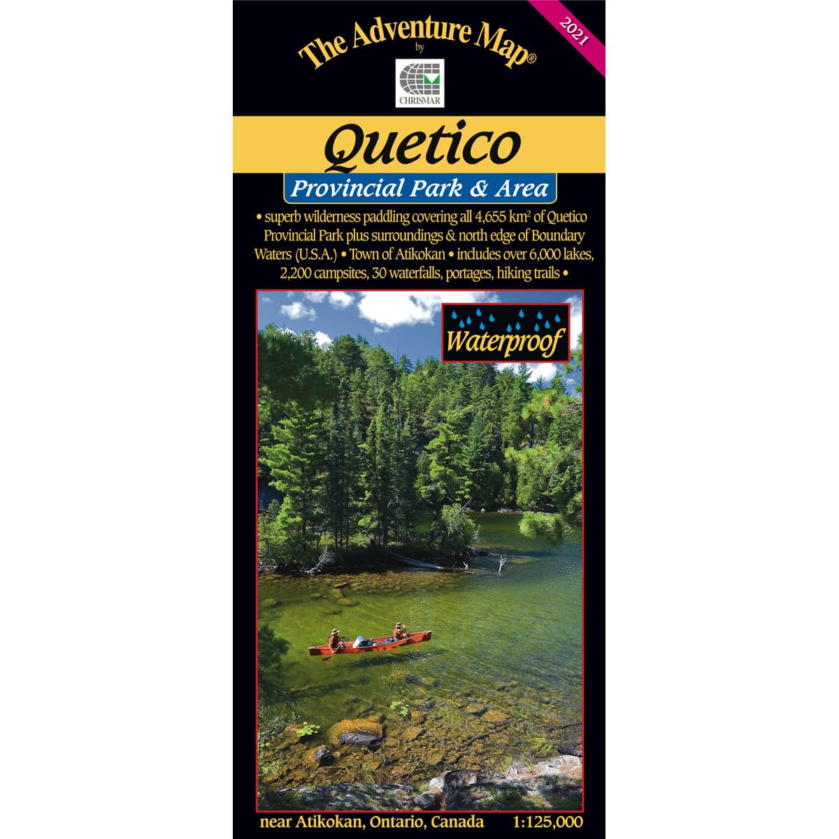 The Adventure Map Quetico Provincial Park and Area
