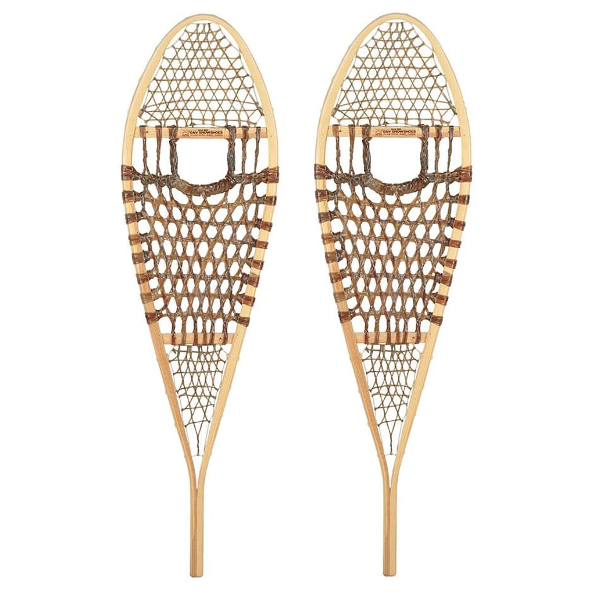 Traditional Huron Snowshoes