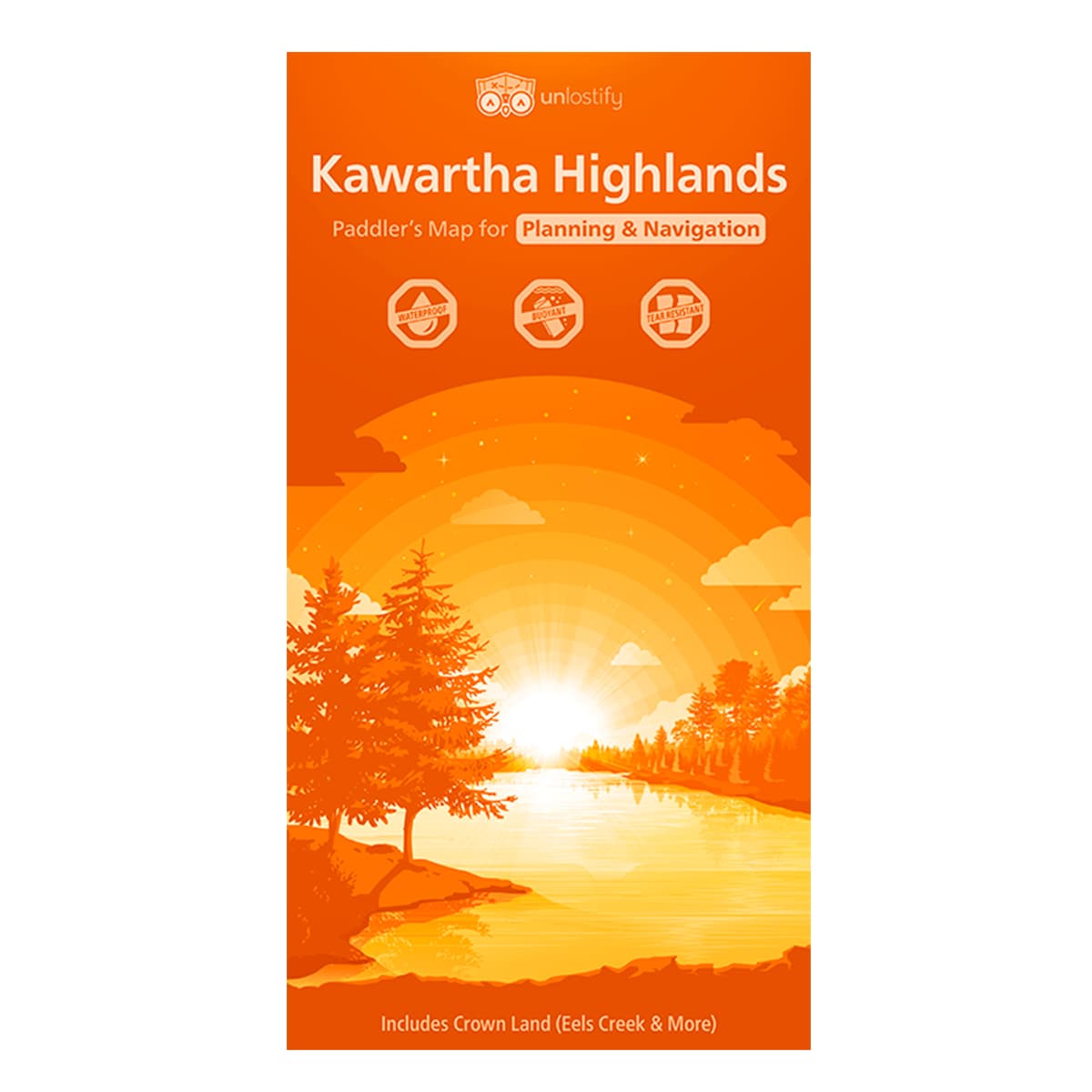 Unlostify Kawartha Highlands Camping Map