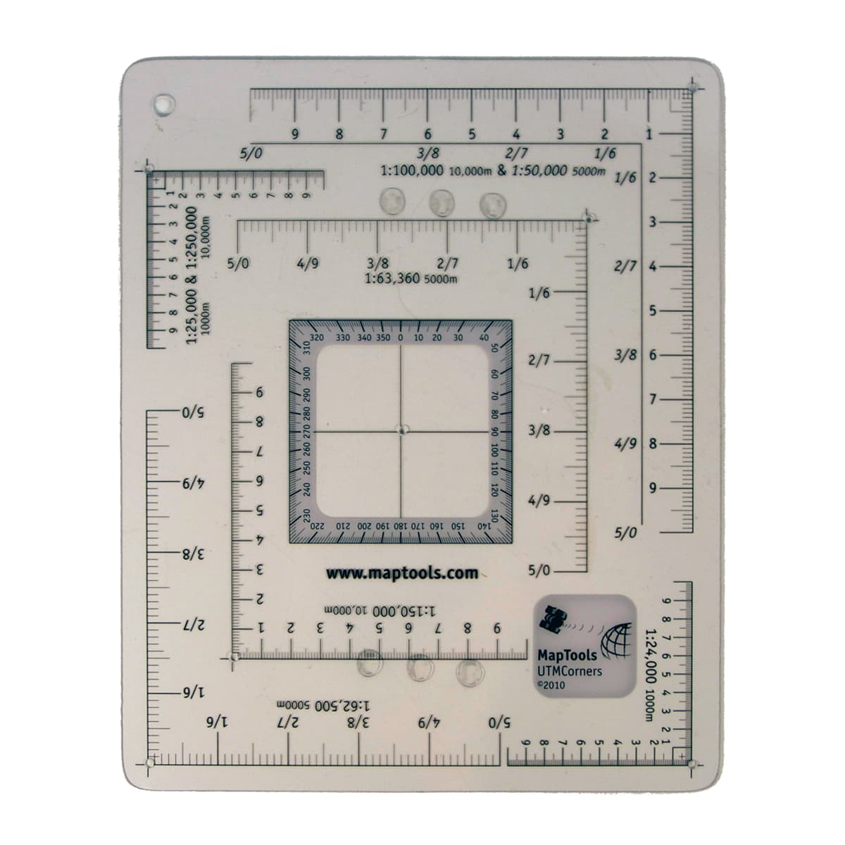 UTM Map Plotting Corner Ruler