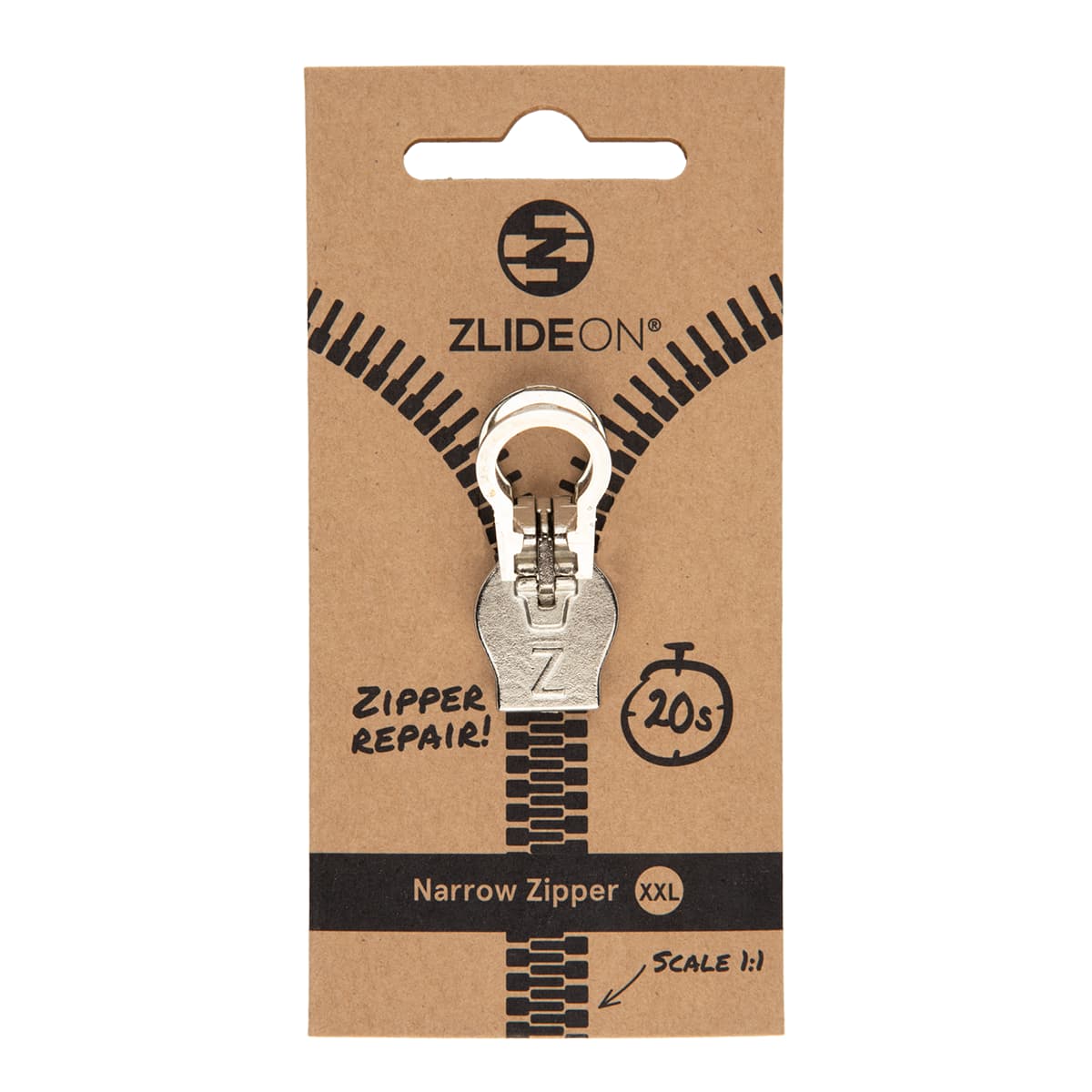ZlideOn Narrow Zipper Replacement Zipper