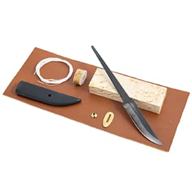 Knife Making Kit Casström No. 10 SFK Curly Birch Carbon Steel