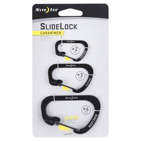 SlideLock Carabiner - 3 Pack