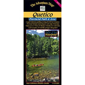The Adventure Map Quetico Provincial Park and Area