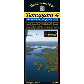 The Adventure Map Temagami 4 Northwest & Sturgeon River