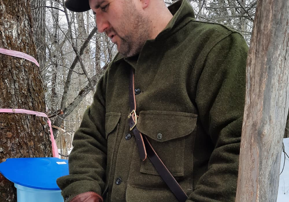 Green Filson Mackinaw Jacket worn by Chris Adamiak