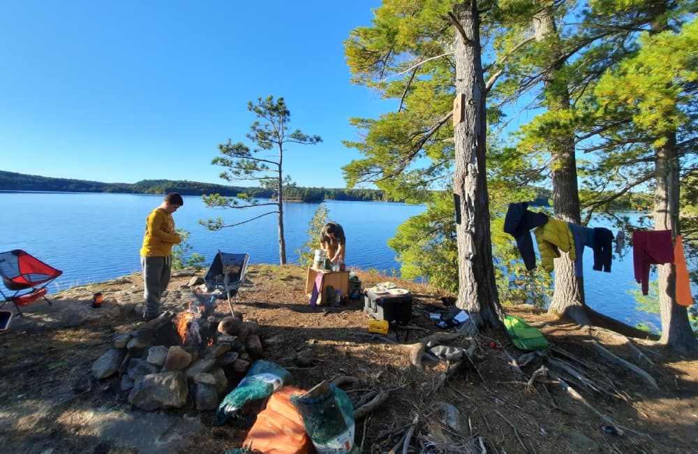 Setting up Camp