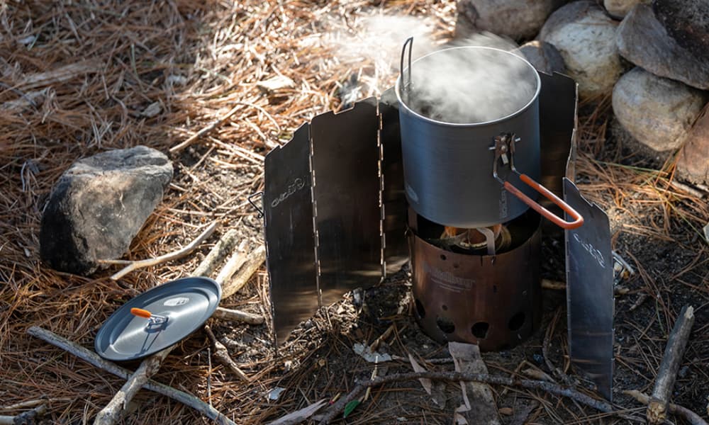 Littlbug Twig Stove Boiling Water