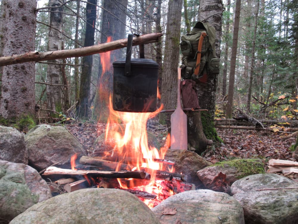 Boiling Water in a Billy Pot