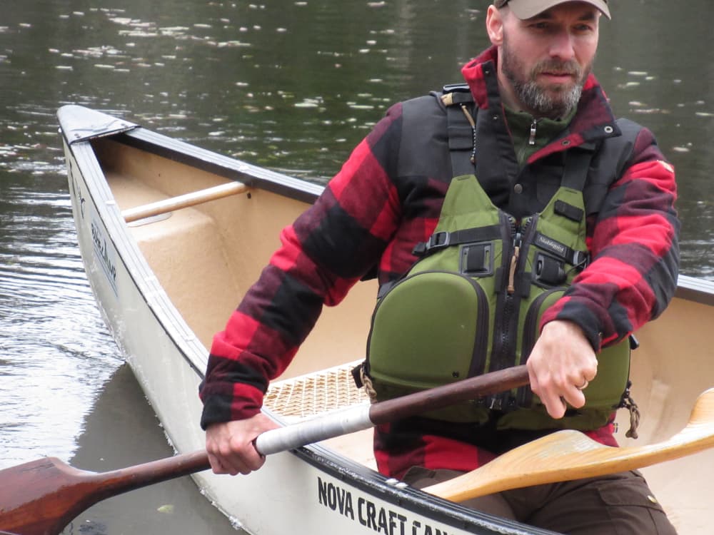 FORJ Tape on Canoe Paddle