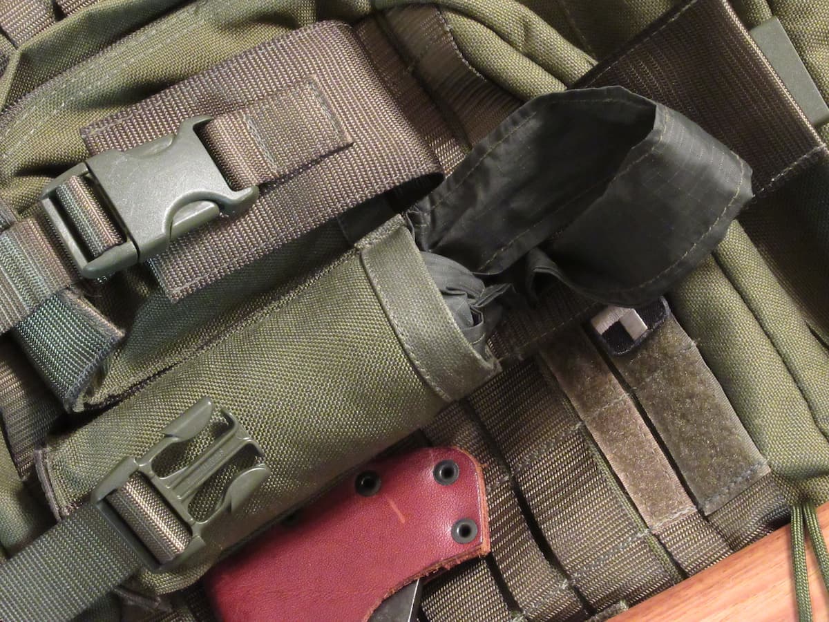 Savotta Water Carrying Bag in a Molle pouch