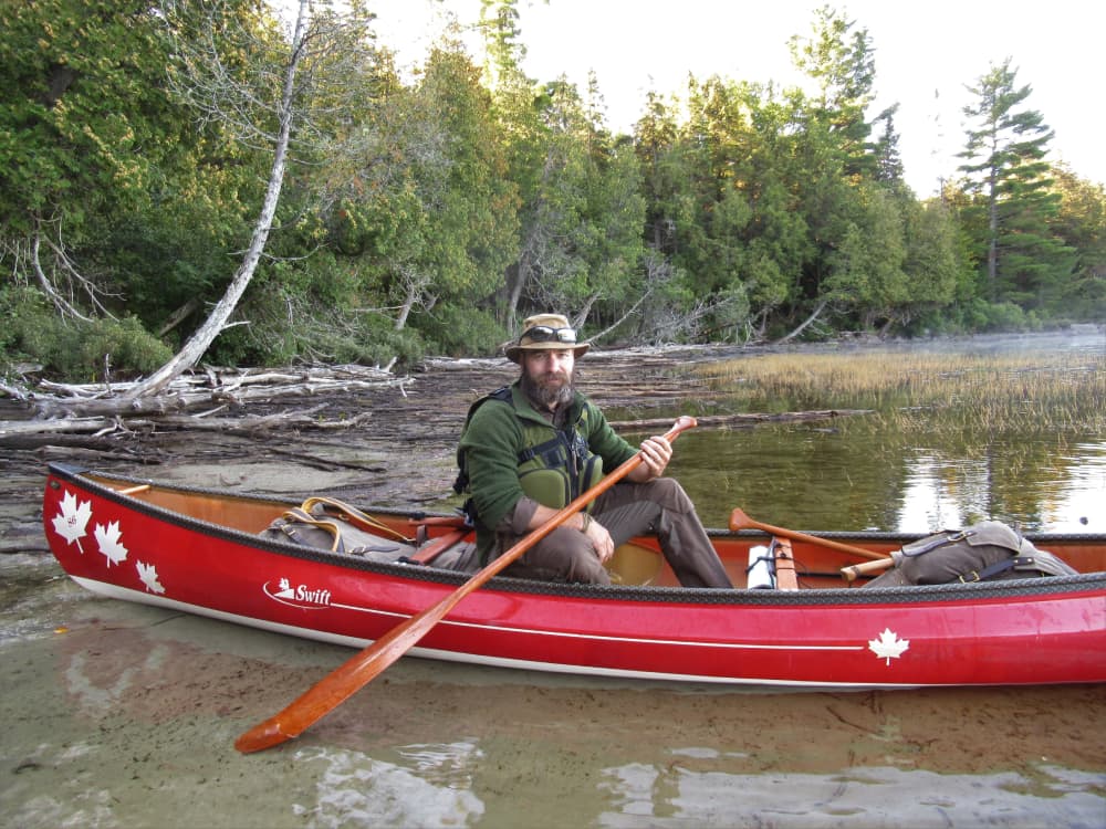 Woolpower turtleneck 200 in Algonquin Park, Canada