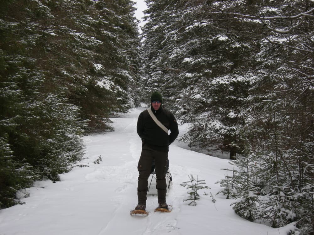 Snowshoe and toboggan trip