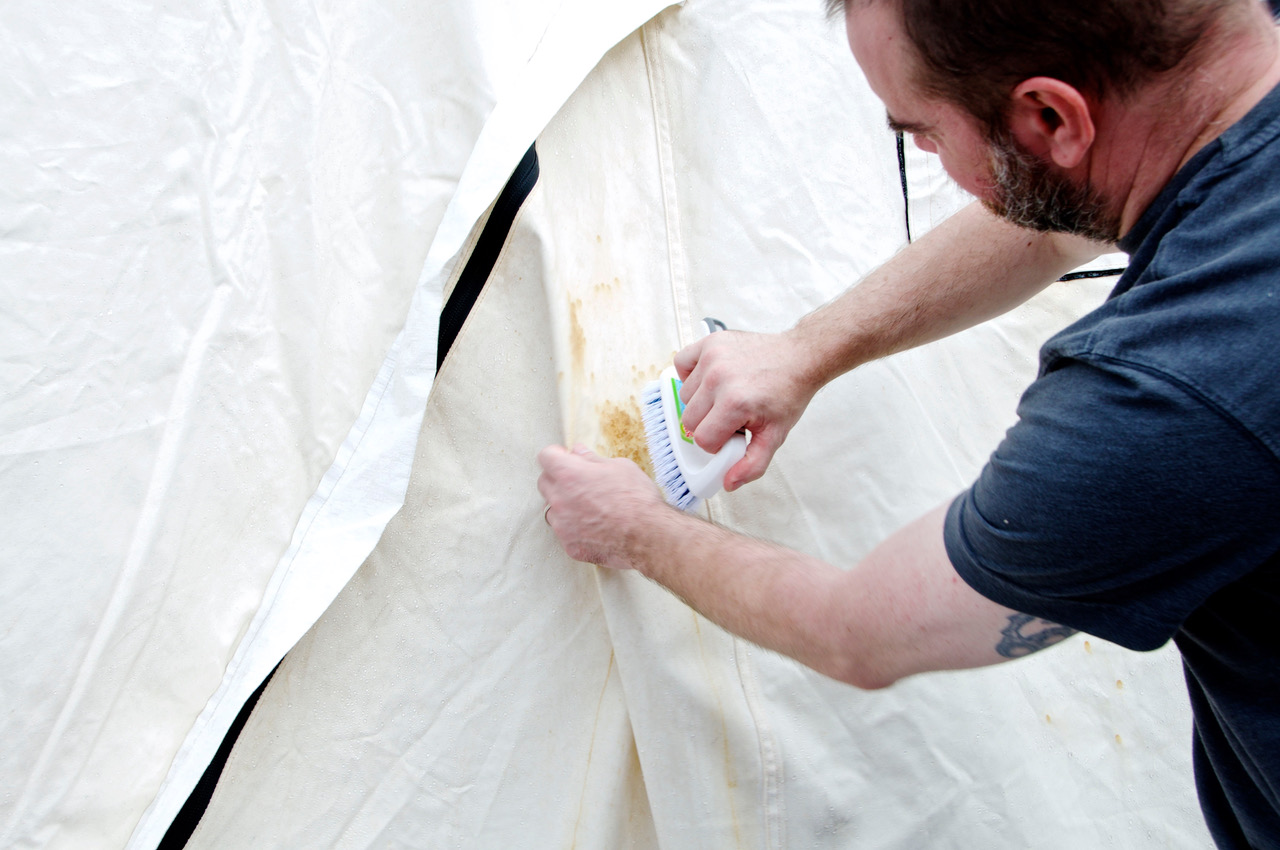 Tent Cleaning Brushes